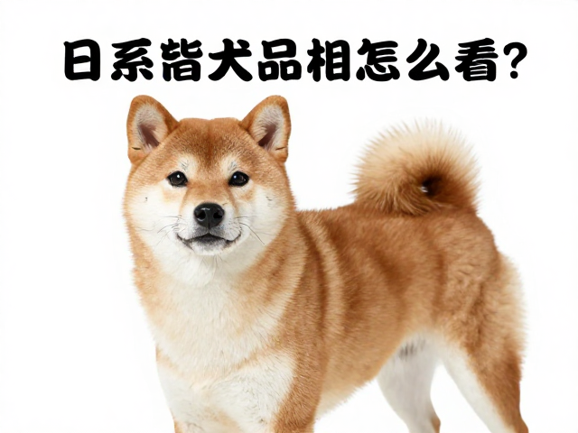 日系柴犬品相怎么看?面部毛发短需早期社会化训练指南