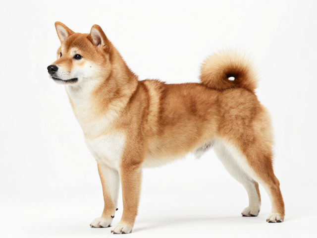 日系柴犬品相解析,面部皱纹少与展示犬体型规范标准