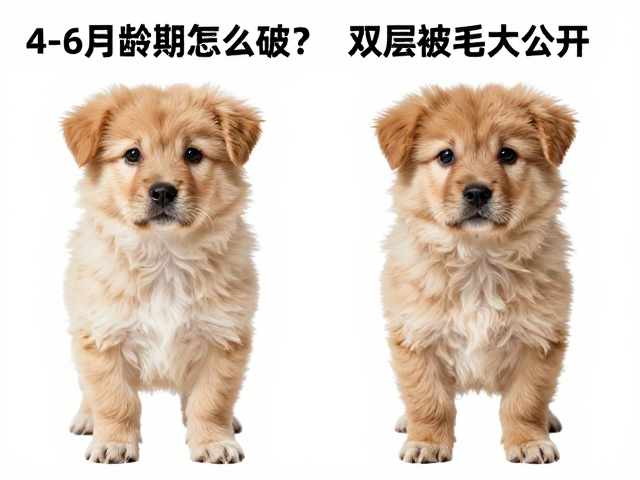 幼犬4-6月龄尴尬期怎么破？双层被毛鉴别技巧大公开