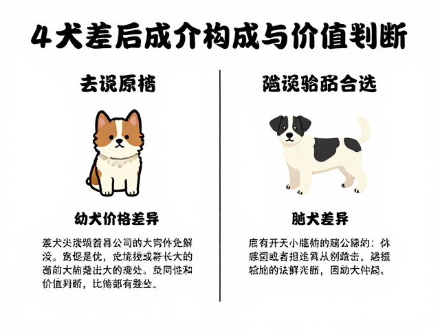 幼犬鉴别技巧,4-6月龄尴尬期如何避坑?价格差异大怎么选?