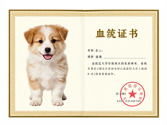 幼犬鉴别技巧,嘴角微扬辨性格,血统证书重要性解析