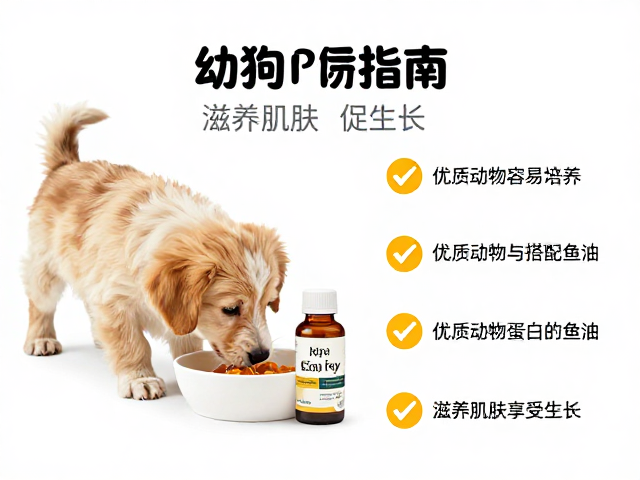 幼犬喂食指南，优质动物蛋白搭配鱼油，滋养肌肤促生长