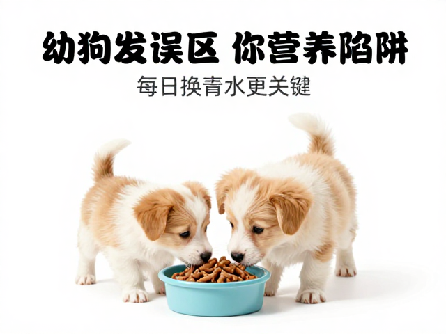 幼犬喂食误区,盲目补钙危害大,每日换清水更关键