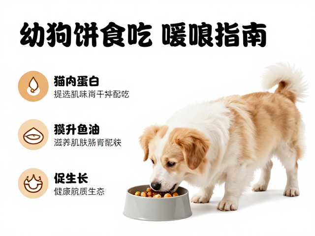 幼犬喂食指南，优质动物蛋白搭配鱼油，滋养肌肤促生长