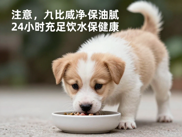 幼犬喂食注意,避免油腻,24小时充足饮水保健康