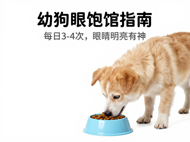 幼犬喂食指南,每日3-4次让眼睛明亮有神