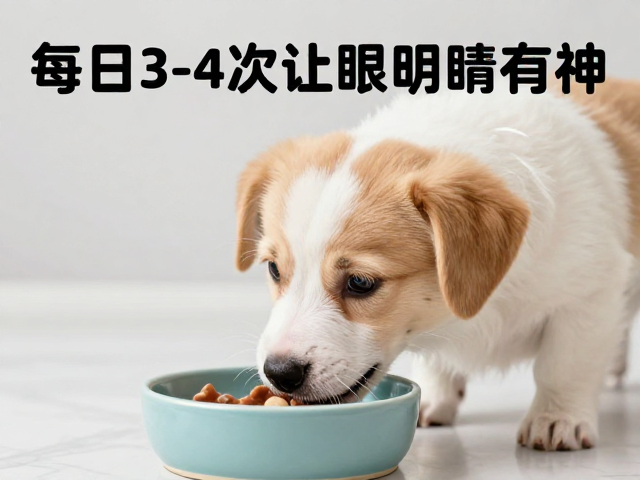 幼犬喂食指南,每日3-4次让眼睛明亮有神