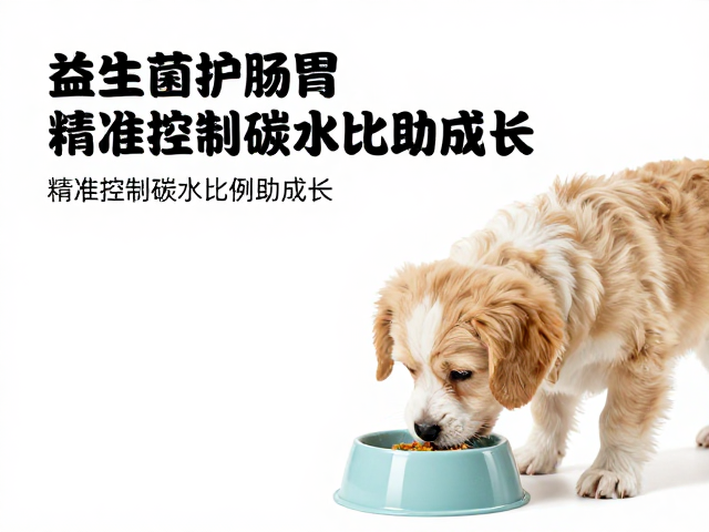 幼犬喂食指南,益生菌护肠胃,精准控制碳水比例助成长