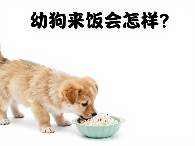 幼犬只喂米饭会怎样?搭配益生菌助消化,科学喂养指南