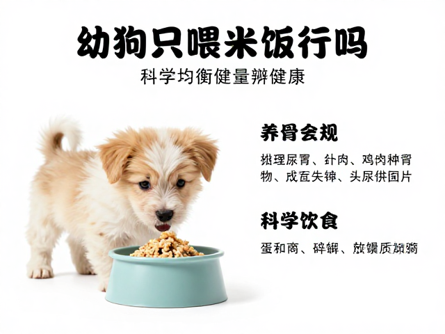 幼犬只喂米饭行吗?观察尿量辨健康,科学喂食指南