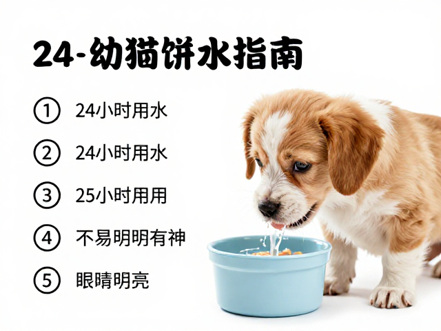 幼犬喂食指南，24小时充足饮水，让眼睛明亮有神