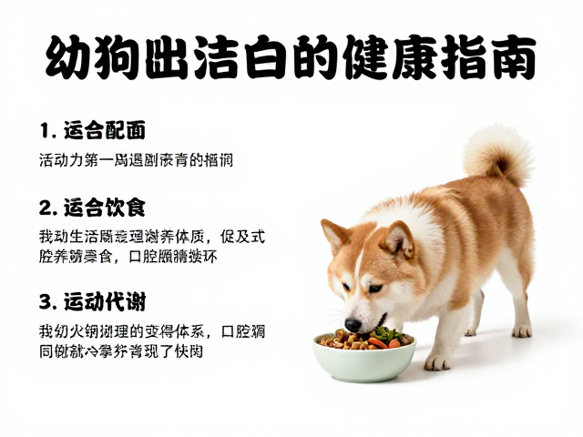 幼犬喂食指南,运动量配合饮食,养出牙齿洁白的健康狗狗
