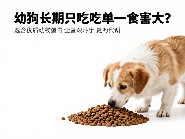 幼犬长期只吃单一食物危害大?选含优质动物蛋白狗粮更科学