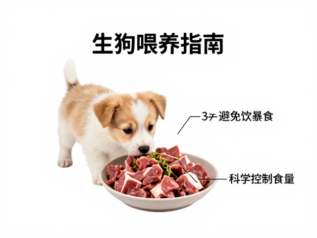 幼犬生骨肉喂养指南,如何避免暴饮暴食,科学控制食量