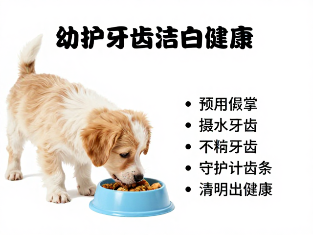 幼犬喂食指南,避免暴饮暴食,守护牙齿洁白健康