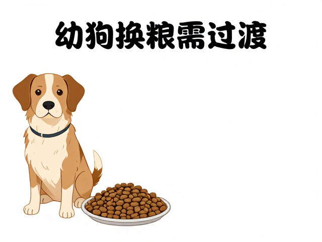 幼犬换粮需过渡,成犬每日2次喂食指南