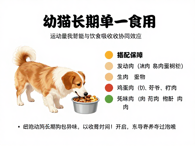 幼犬喂食攻略,运动量与饮食搭配,拒绝长期单一食物