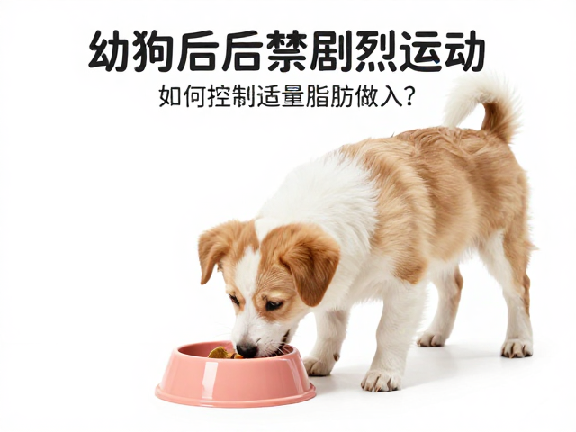 幼犬喂食后禁剧烈运动,如何控制适量脂肪摄入?科学喂养指南