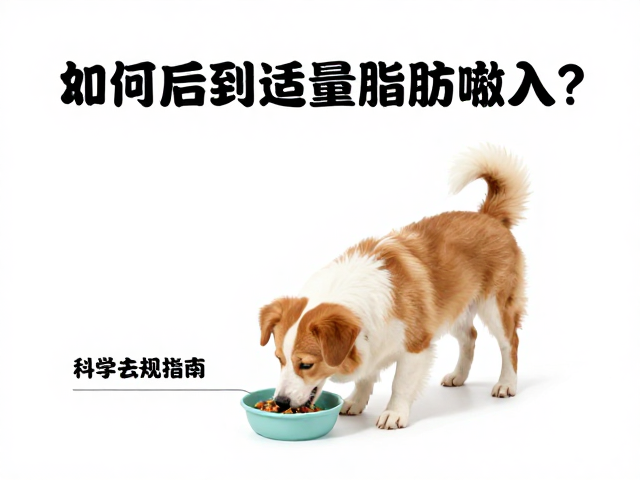 幼犬喂食后禁剧烈运动,如何控制适量脂肪摄入?科学喂养指南