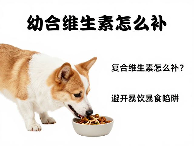 幼犬喂食指南,复合维生素怎么补?避开暴饮暴食陷阱
