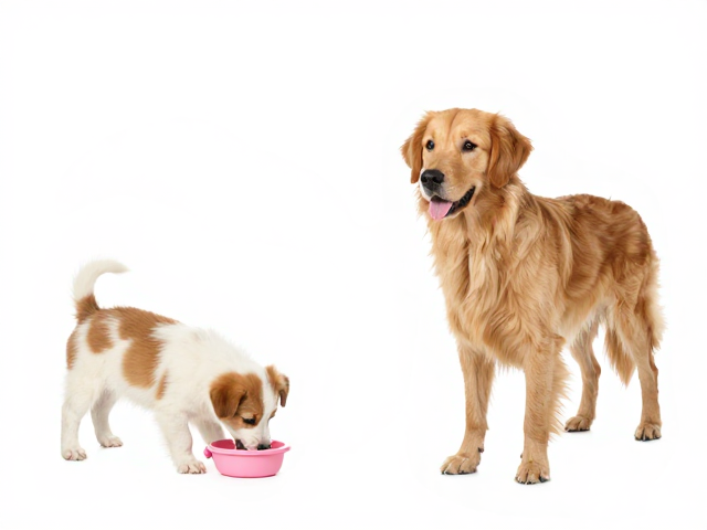 幼犬喂食与成犬每日2次对比,重点观察尿量变化