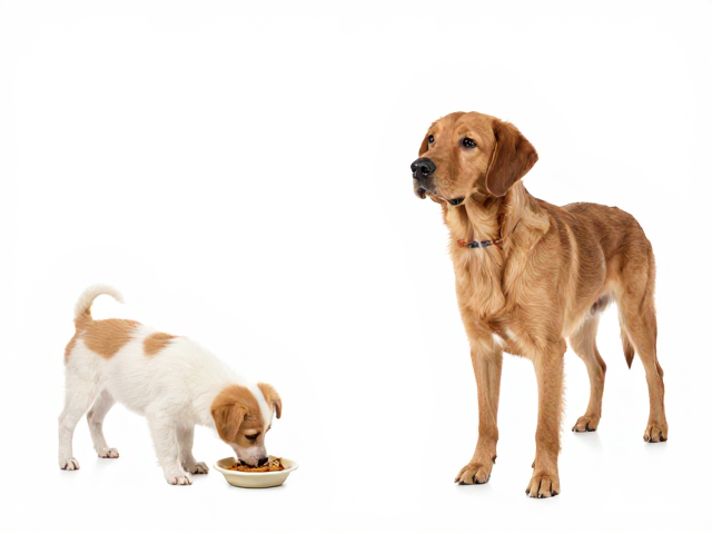 幼犬喂食与成犬每日2次对比,重点观察尿量变化