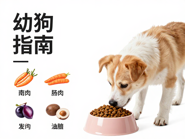 幼犬喂食指南,选无谷狗粮,避开油腻食物护肠胃
