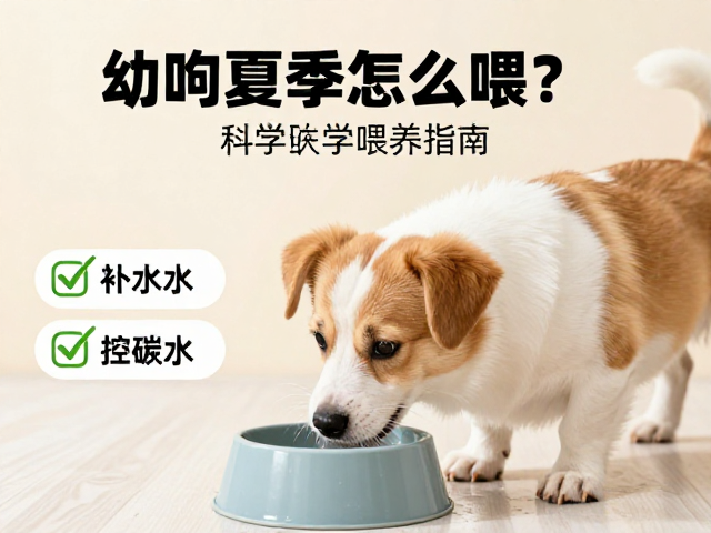 幼犬夏季怎么喂?增加水量,控碳水,科学喂养指南