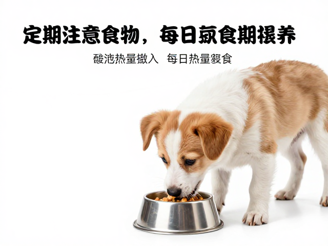 幼犬喂食注意,控制零食量,通过定期称重监测防过度喂养