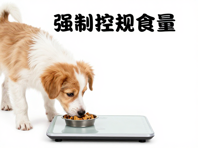 幼犬喂食注意,控制零食量,通过定期称重监测防过度喂养