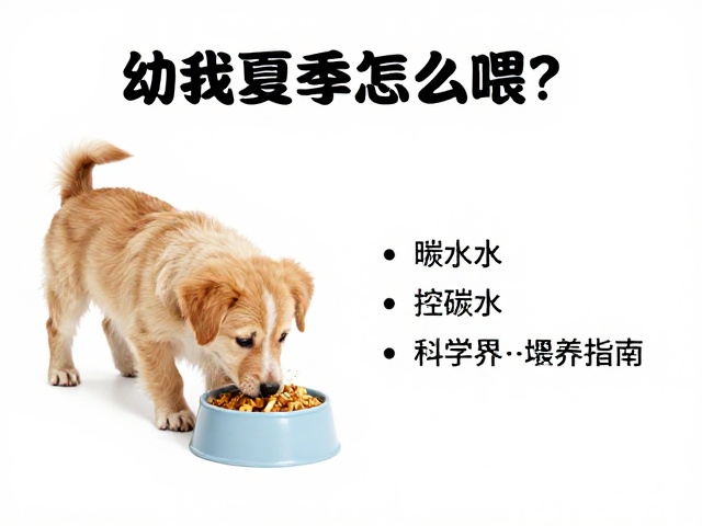 幼犬夏季怎么喂?增加水量,控碳水,科学喂养指南