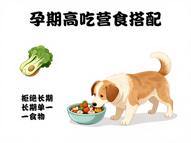 幼犬喂食指南,孕期高营养搭配,拒绝长期单一食物