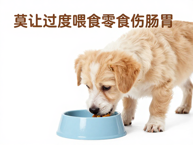 幼犬喂食注意,莫让过度喂食零食伤肠胃,每日更换清水保健康