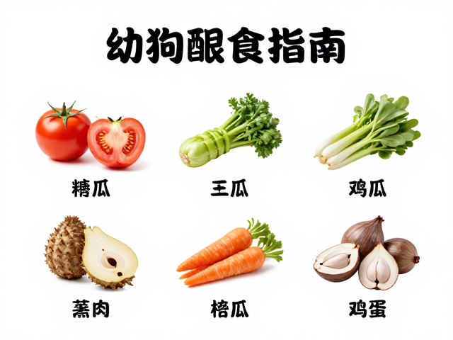 幼犬喂食指南,每日3-4次,新鲜食材优先的科学喂养法