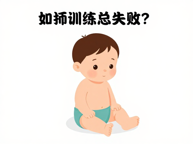 如厕训练总失败?教宝宝坐下保持冷静,快速回归正轨