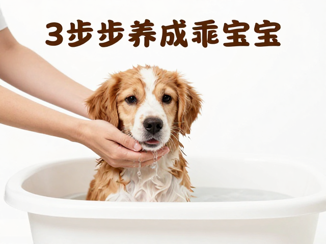 狗狗如厕训练,接受洗澡,安静指令,3步养成乖宝宝