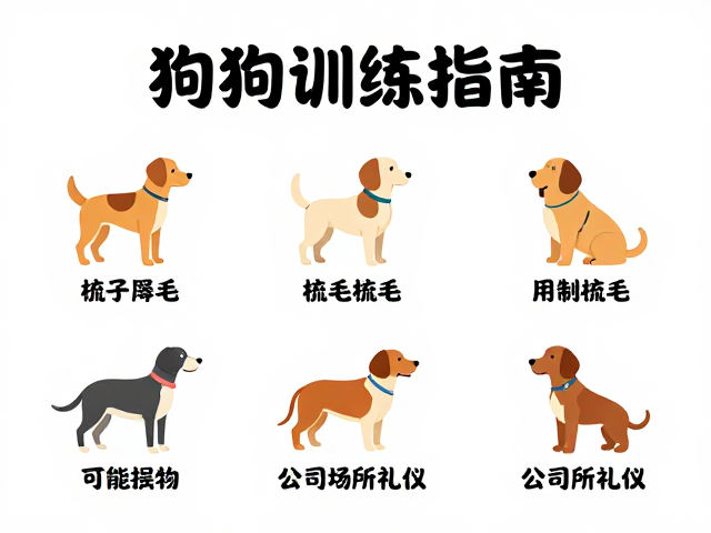 狗狗训练指南,如厕、梳毛与公共场所礼仪,打造文明宠物