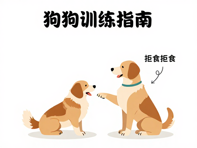 狗狗训练指南，如厕、握手与拒食训练，新手必看