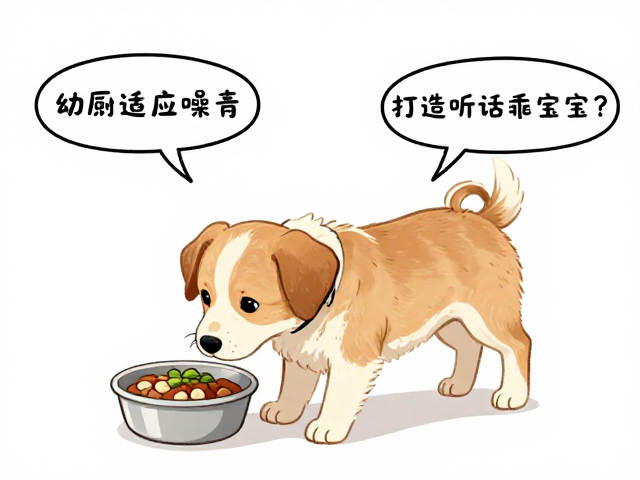 幼犬防护食与适应噪音,如厕训练避坑指南,打造听话乖宝宝