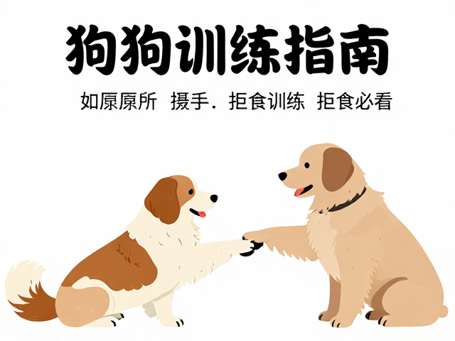狗狗训练指南,如厕、握手与拒食训练,新手必看