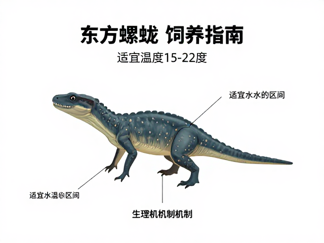 六角恐龙（东方蝾螈）饲养指南，适宜温度15-22度详解