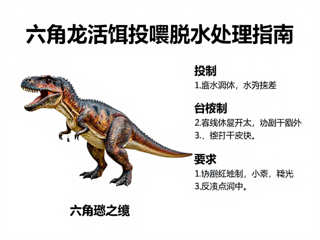 六角恐龙活饵投喂与脱水处理指南,新手避坑与饲养技巧