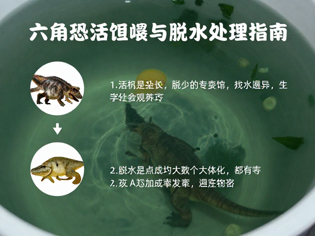 六角恐龙活饵投喂与脱水处理指南，新手避坑与饲养技巧