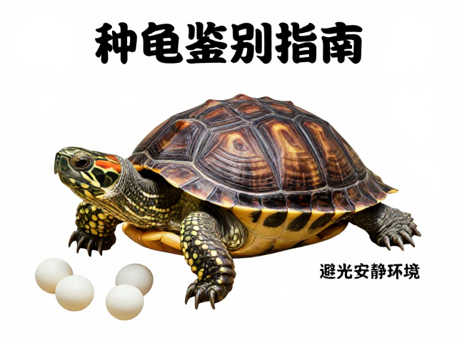种龟鉴别指南，每日轻翻蛋，避光安静环境，提升孵化率