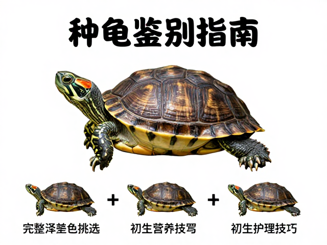 种龟鉴别指南,甲壳完整色泽鲜艳挑选法与初生龟护理技巧