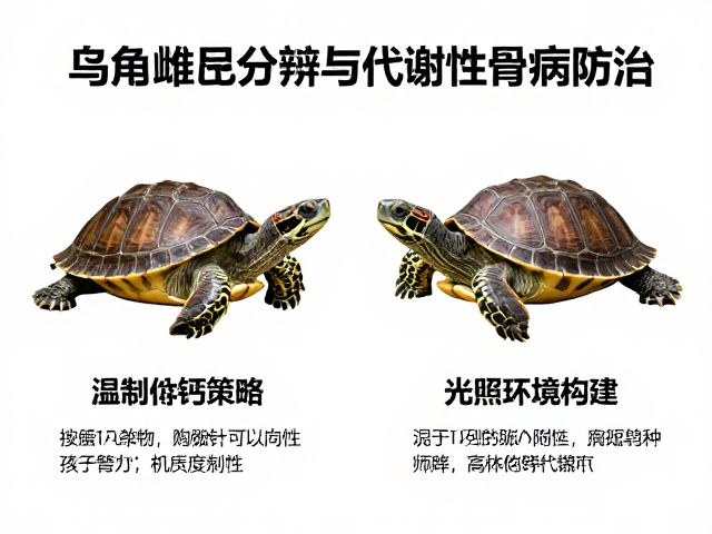 乌龟雌雄分辨与代谢性骨病防治,湿度管理全攻略