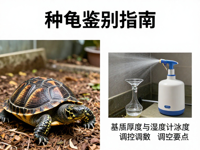 种龟鉴别指南,基质厚度与湿度计喷雾器调控要点