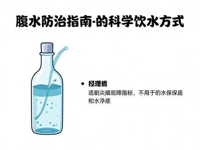 腹水防治指南,年度健康评估下的科学饮水方式