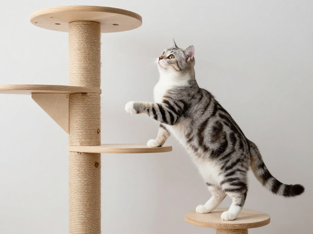 猫咪腹水防治与钙粉补充，攀爬结构助力康复