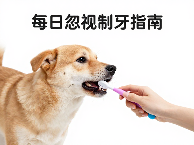 幼犬喂食忽视牙齿清洁,成犬每日2次刷牙指南
